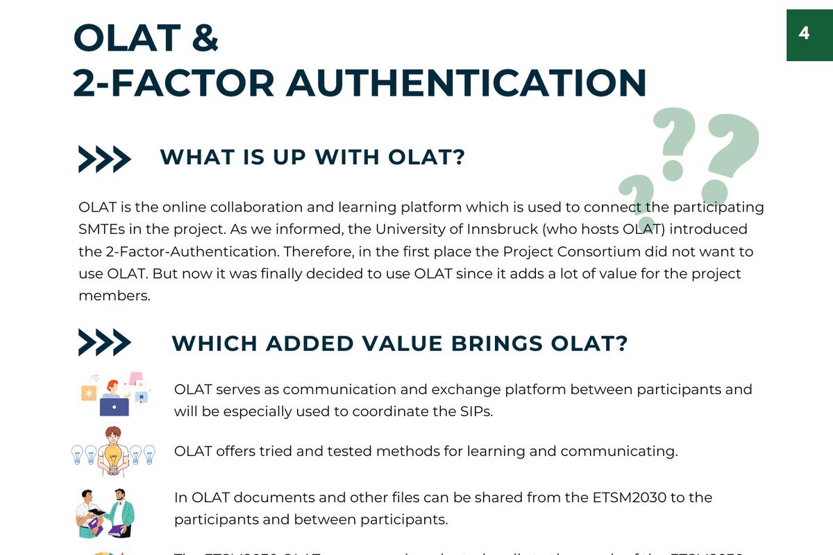 Step-by-Step Introduction to the OLAT 2-Factor Authentication